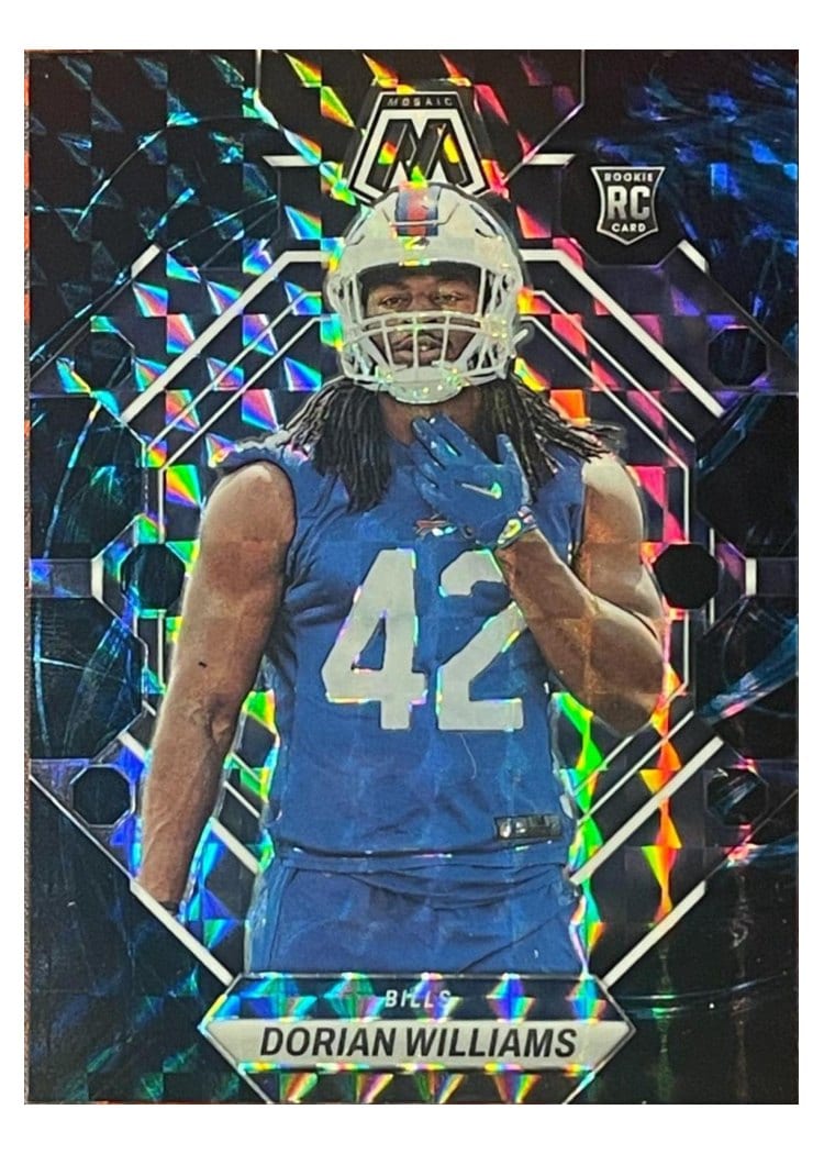 2023 Panini Mosaic Base Set Dorian Williams #317 card