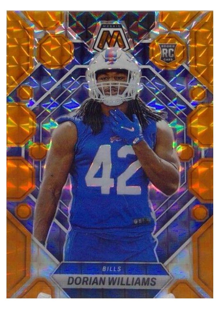 2023 Panini Mosaic Base Set Dorian Williams #317 card