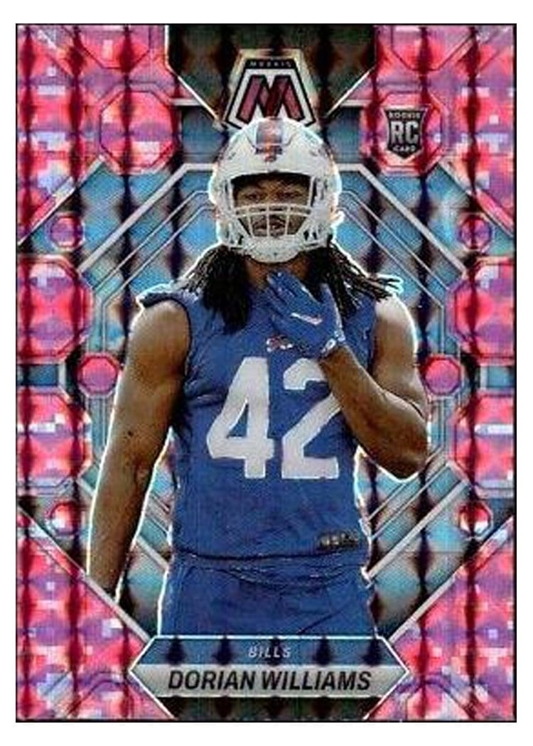 2023 Panini Mosaic Base Set Dorian Williams #317 card