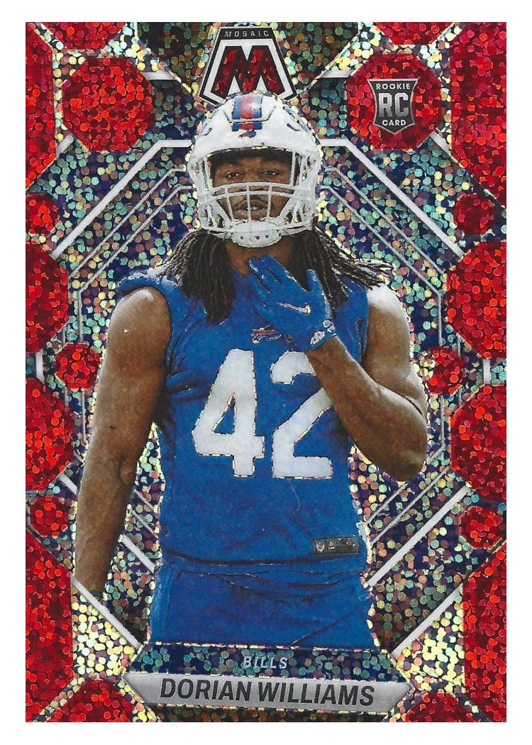 2023 Panini Mosaic Base Set Dorian Williams #317 card