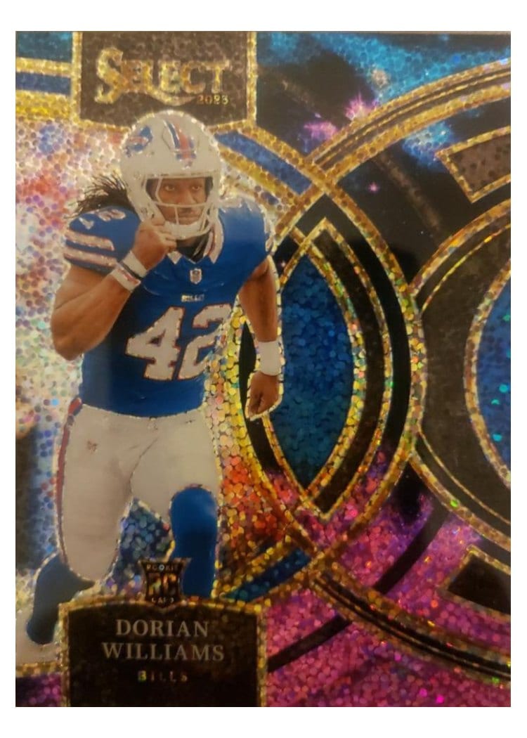 2023 Panini Select Base Set Dorian Williams Cosmic #110 card