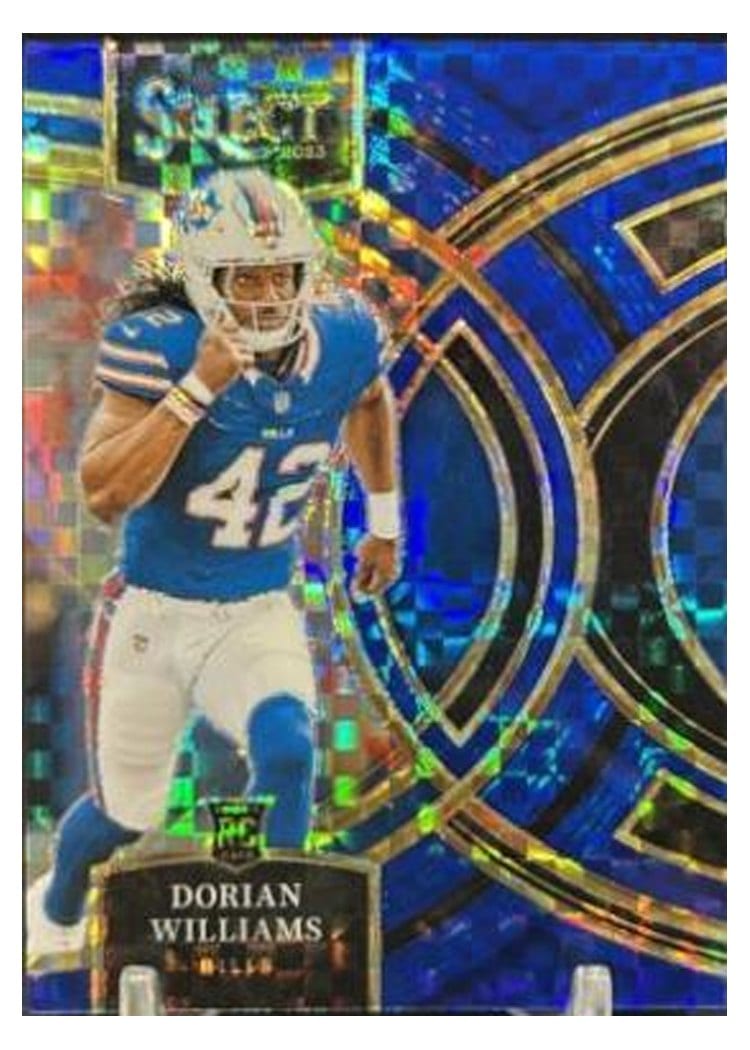 2023 Panini Select Base Set Dorian Williams #110 card