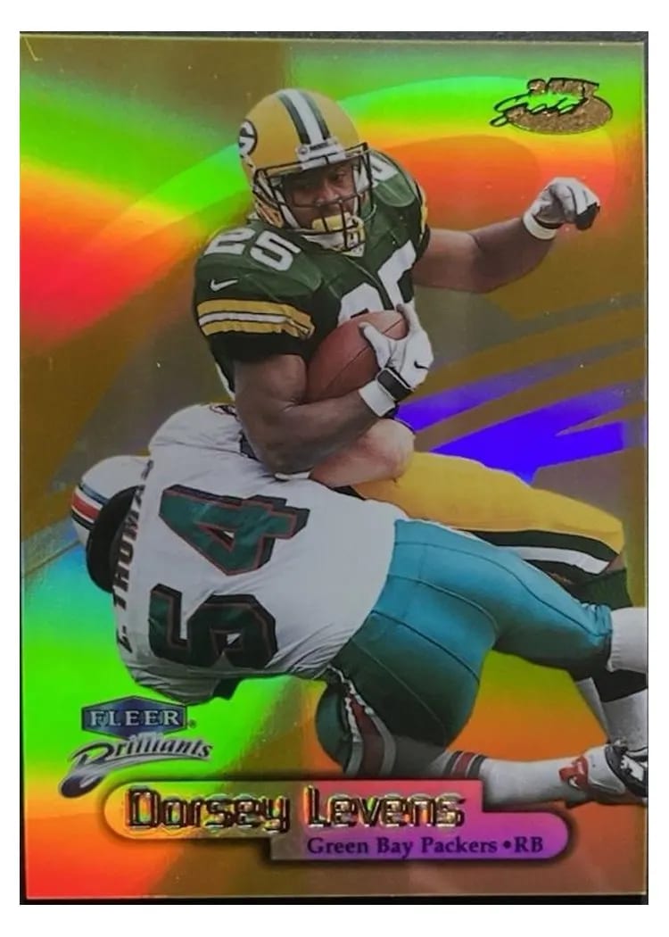 1998 Fleer Brilliants Dorsey Levens #61TG card