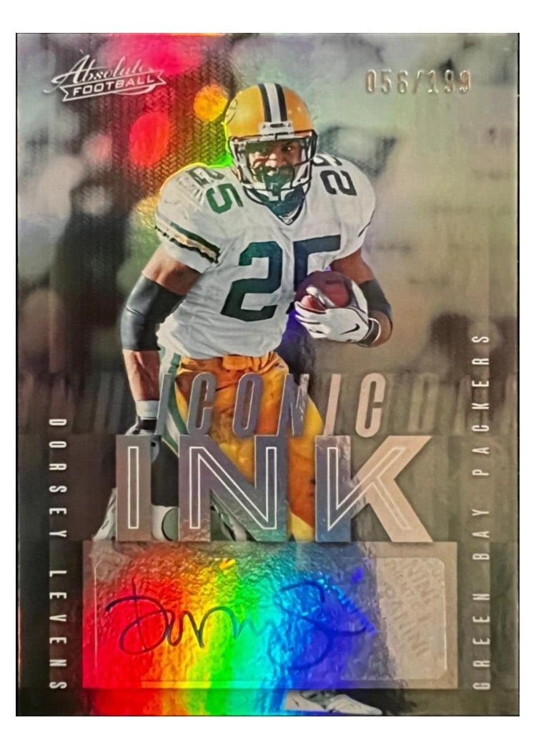 2023 Panini Absolute Iconic Ink Dorsey Levens #II-DL card