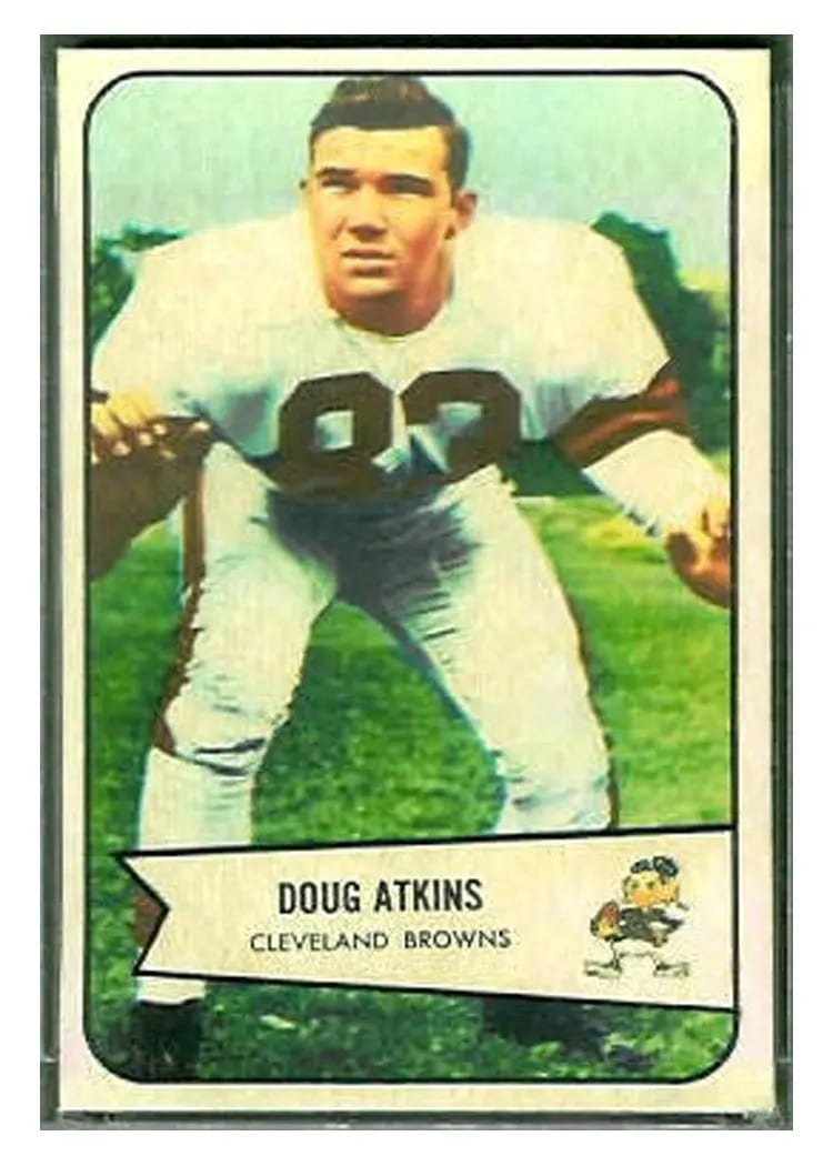 1954 Bowman Doug Atkins #4 card