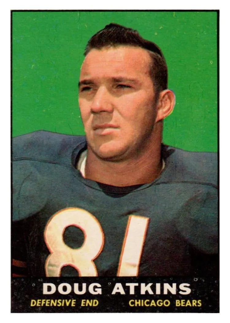 1961 Topps Doug Atkins #15 card