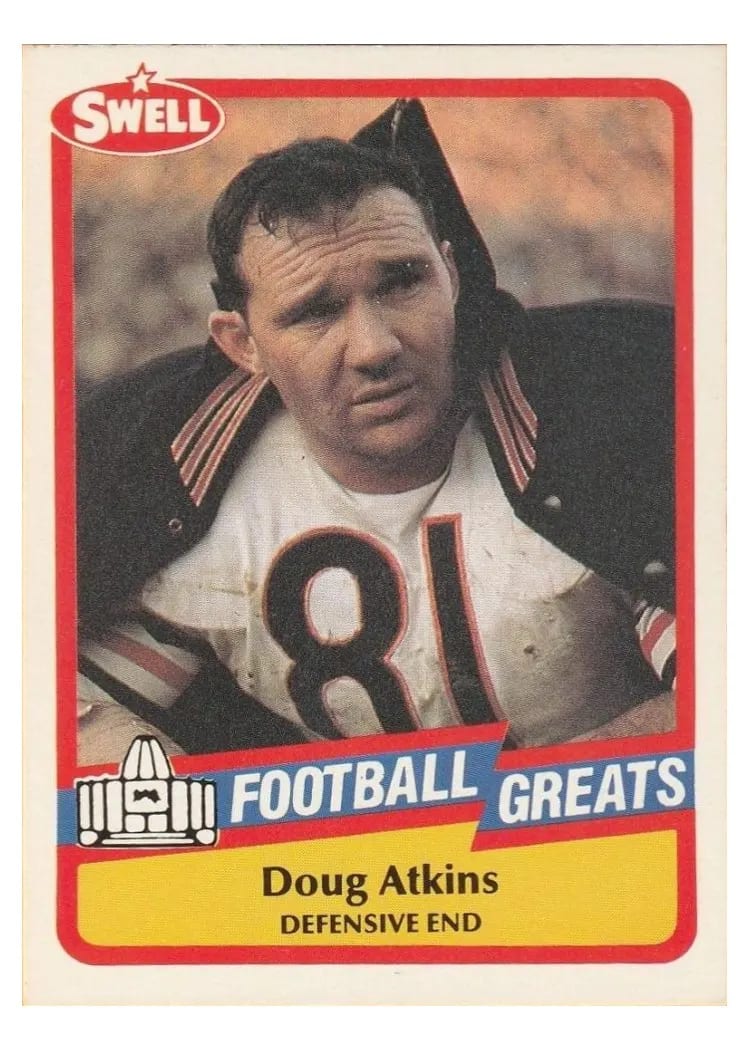 1989 Swell Greats Doug Atkins #111 card