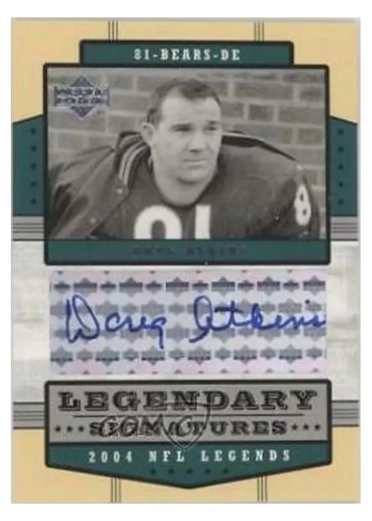 2004 Upper Deck Legends Legendary Signatures Doug Atkins #LS-DA card