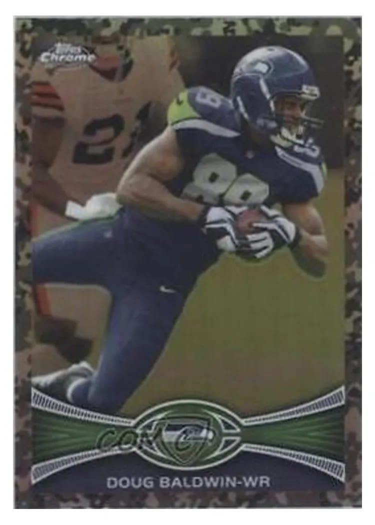 2012 Topps Chrome Doug Baldwin #9 card