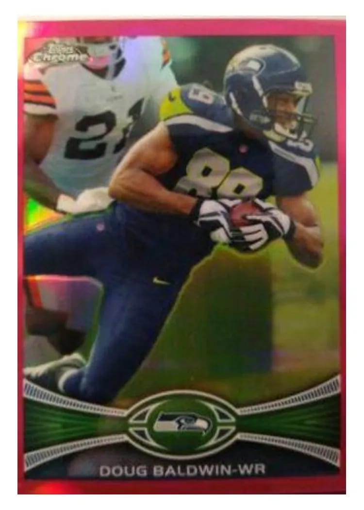 2012 Topps Chrome Doug Baldwin #9 card