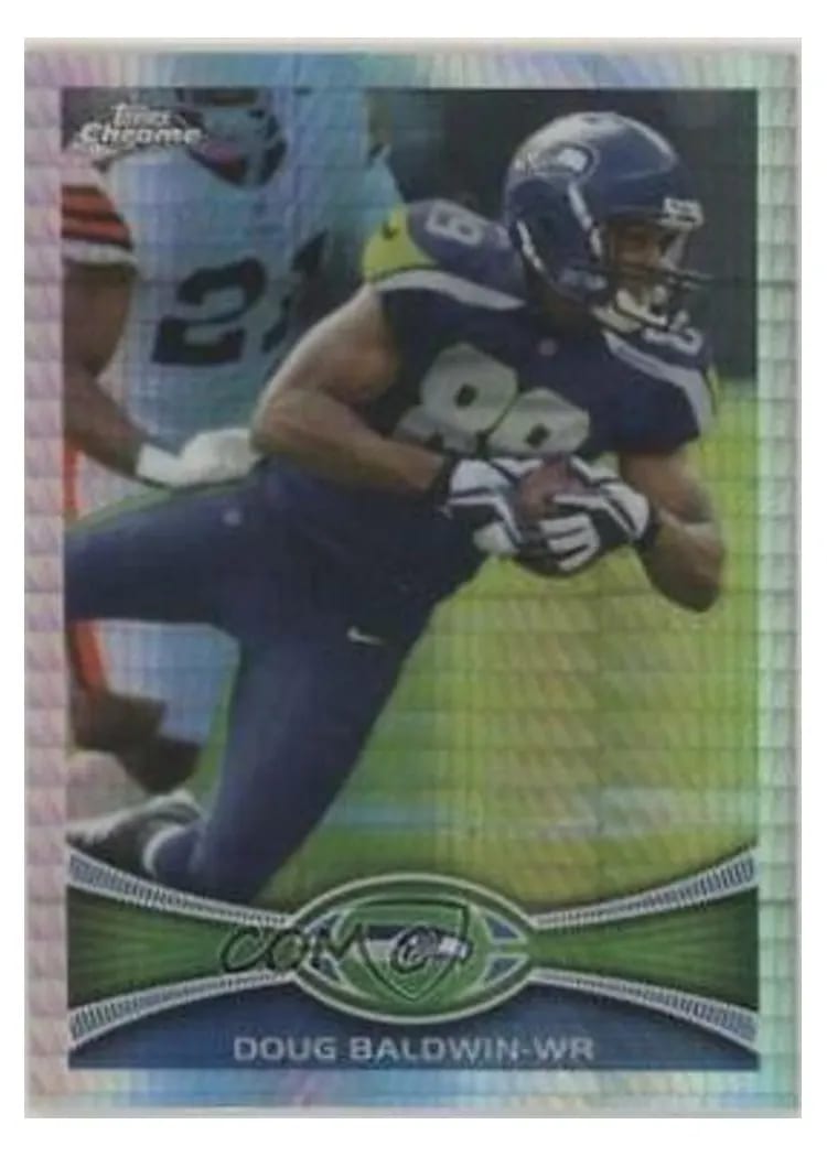 2012 Topps Chrome Doug Baldwin #9 card