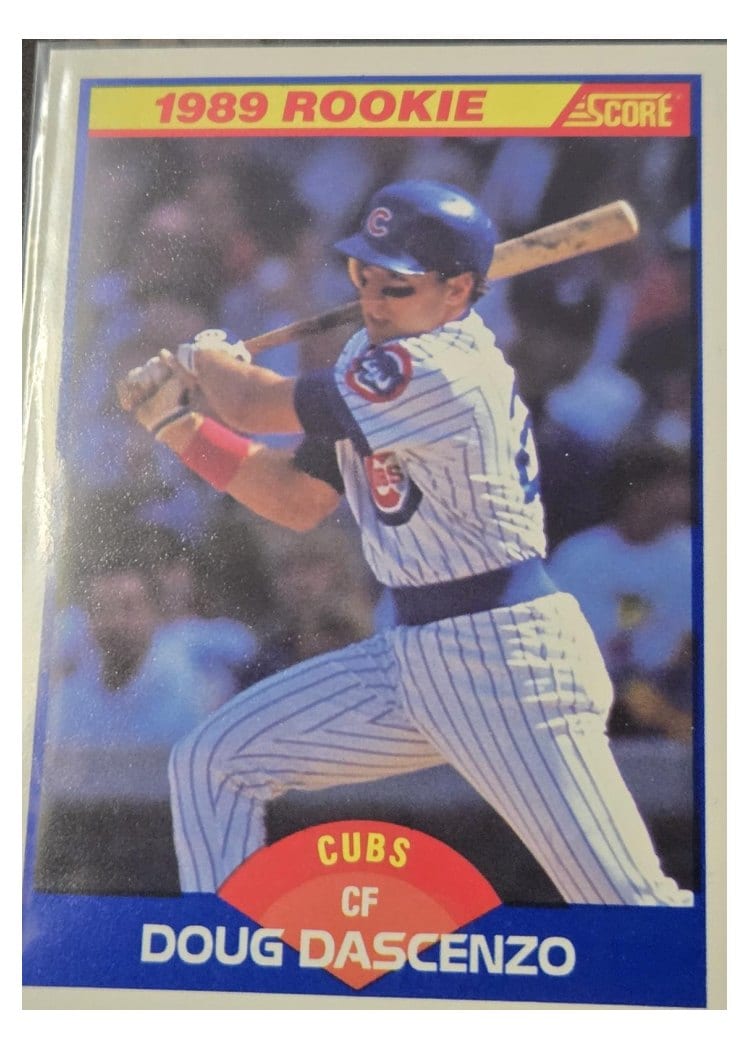 1989 Score Doug Dascenzo #621 card