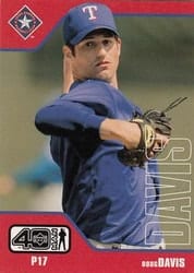 2002 Upper Deck 40-Man Base Set Doug Davis #247 card