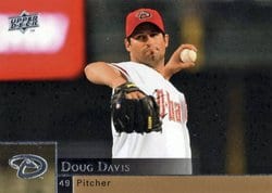 2009 Upper Deck Base Set Doug Davis #513 card
