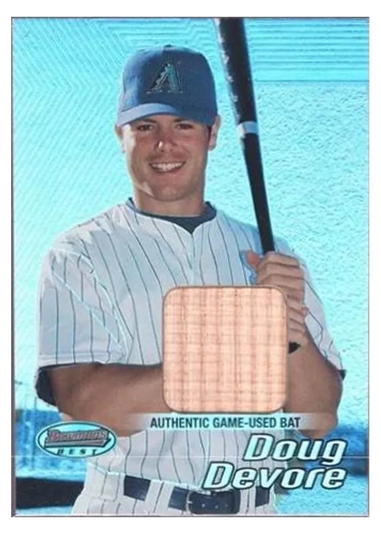 2002 Bowman's Best Doug DeVore #124 card