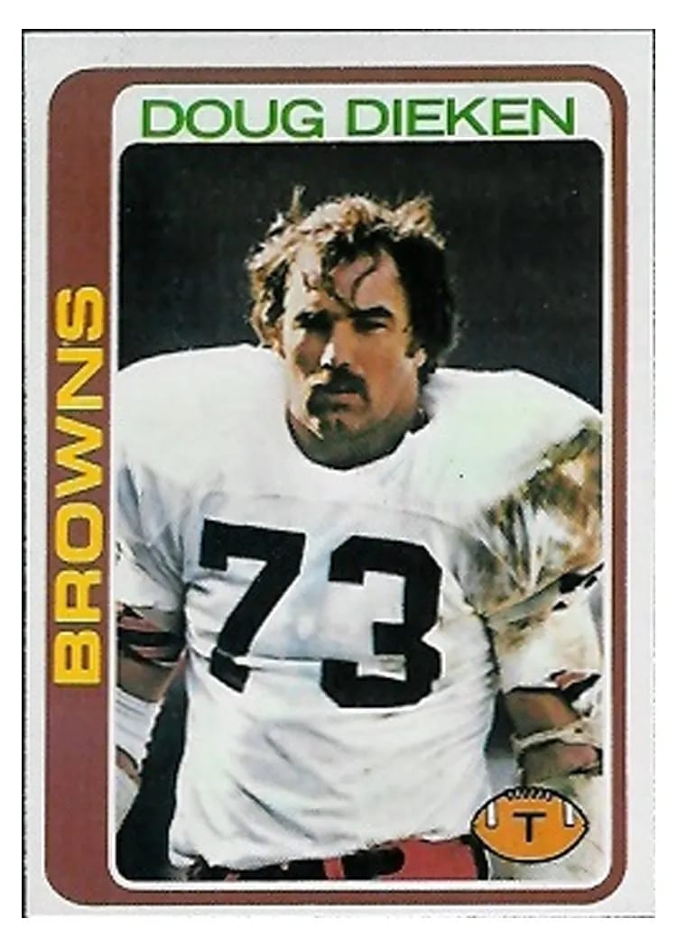 1978 Topps Doug Dieken #413 card