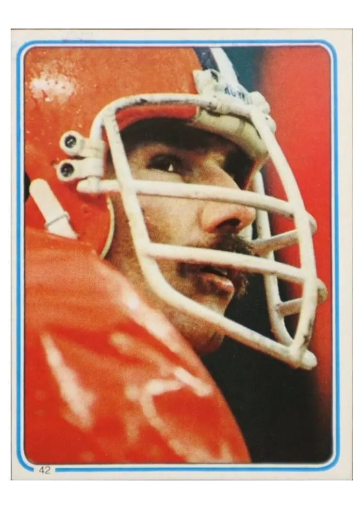 1983 Topps Stickers Doug Dieken #42 card