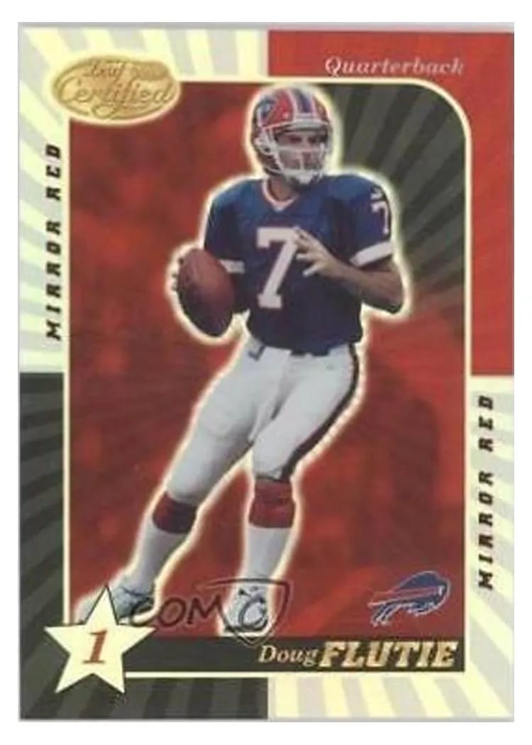 2000 Leaf Certified Doug Flutie #15 card