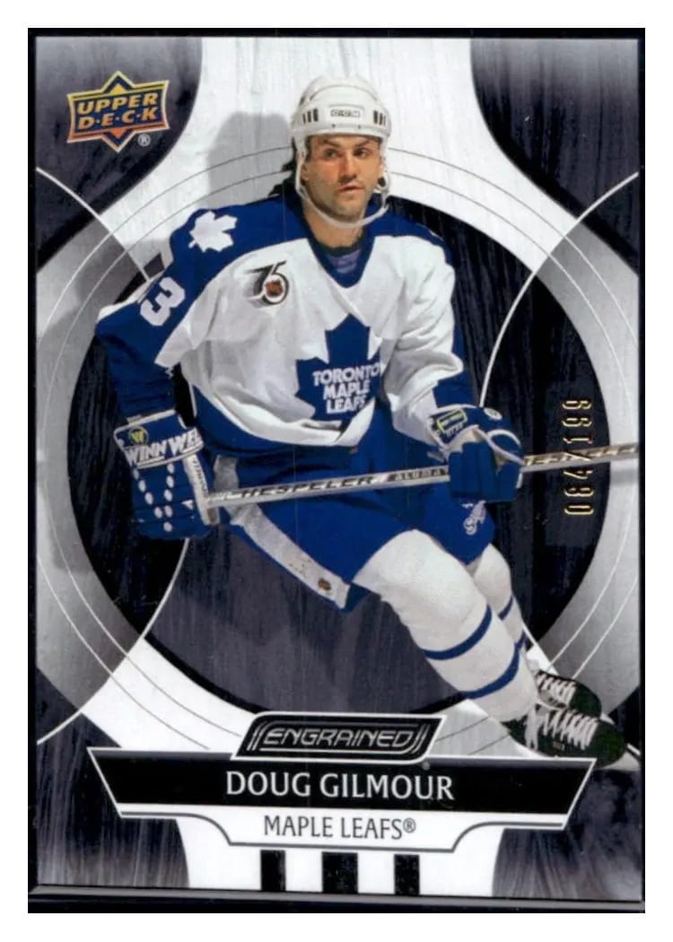 2024-25 Upper Deck Engrained Icons Base Set Doug Gilmour #24 card