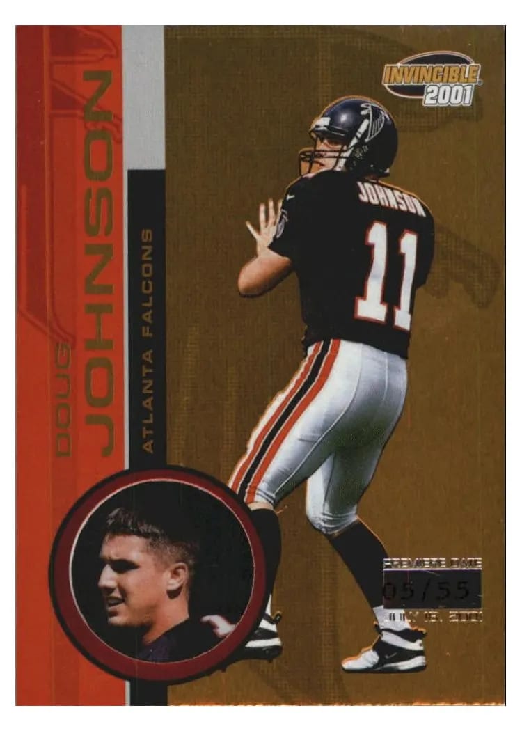 2001 Pacific Invincible Doug Johnson #12 card