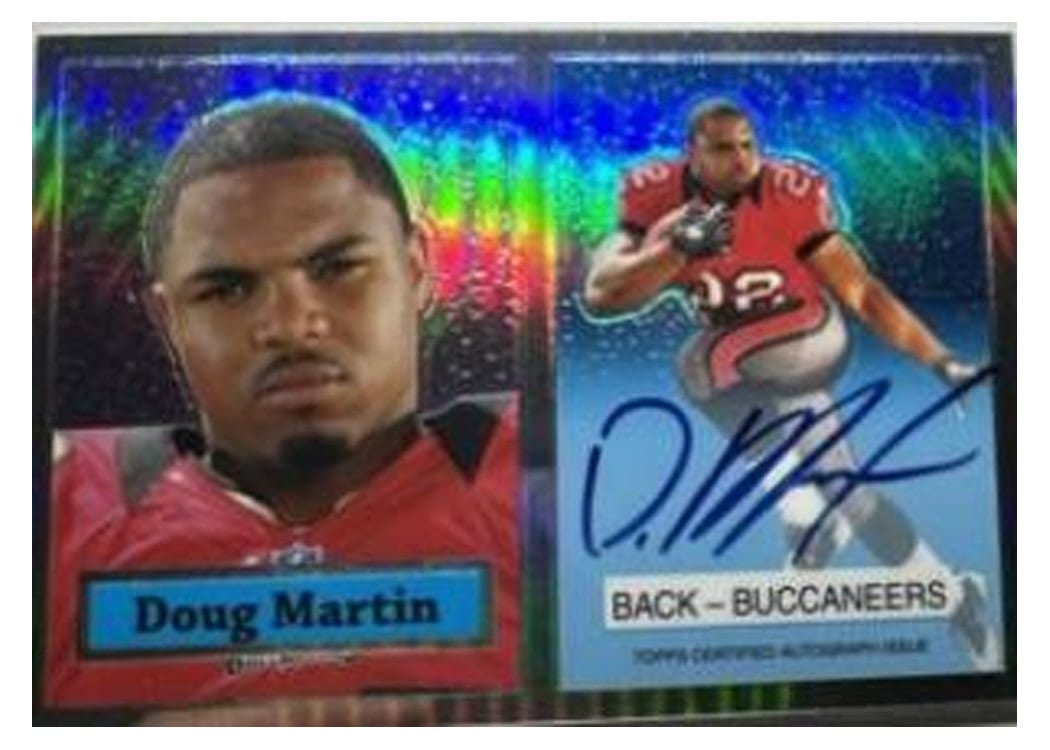 2012 Topps Chrome 1957 Inserts Doug Martin #25 card