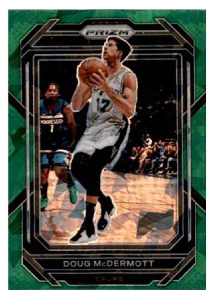 2022-23 Panini Prizm Base Set Doug McDermott Green Ice Prizm #210 card