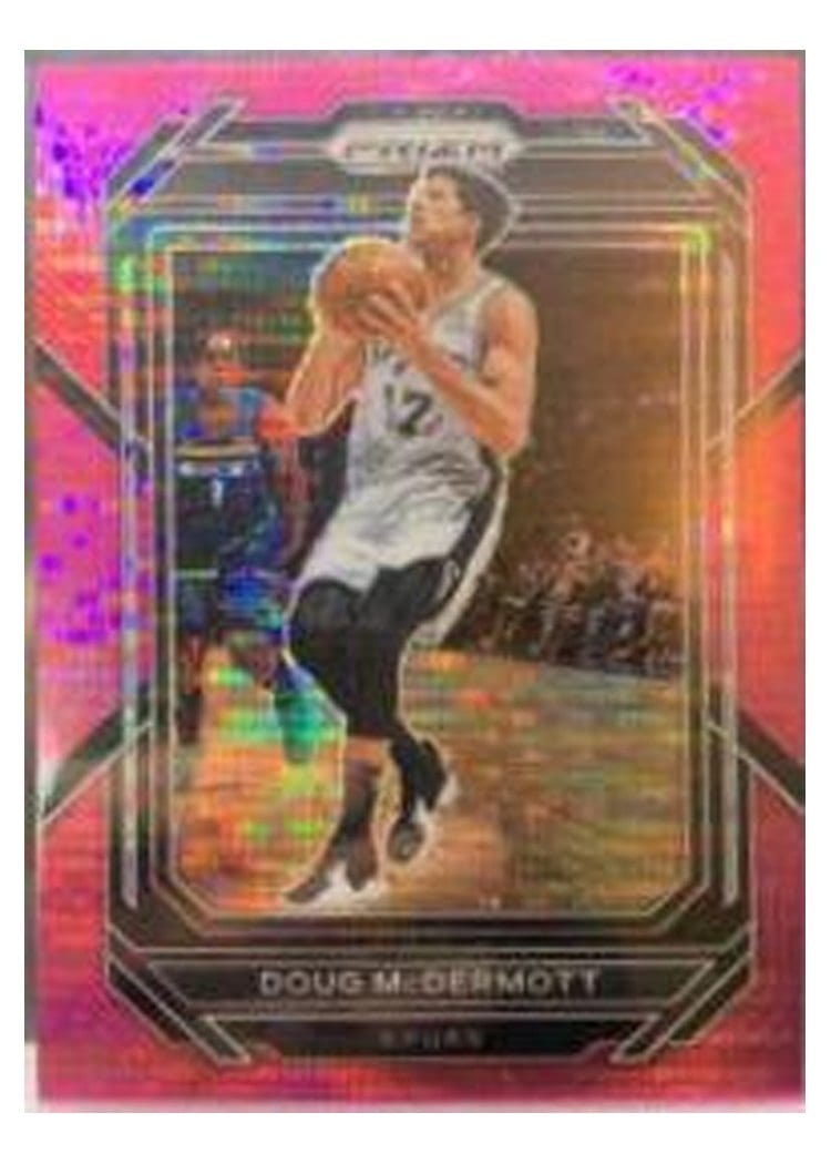 2022-23 Panini Prizm Base Set Doug McDermott Pink Pulsar Prizm #210 card
