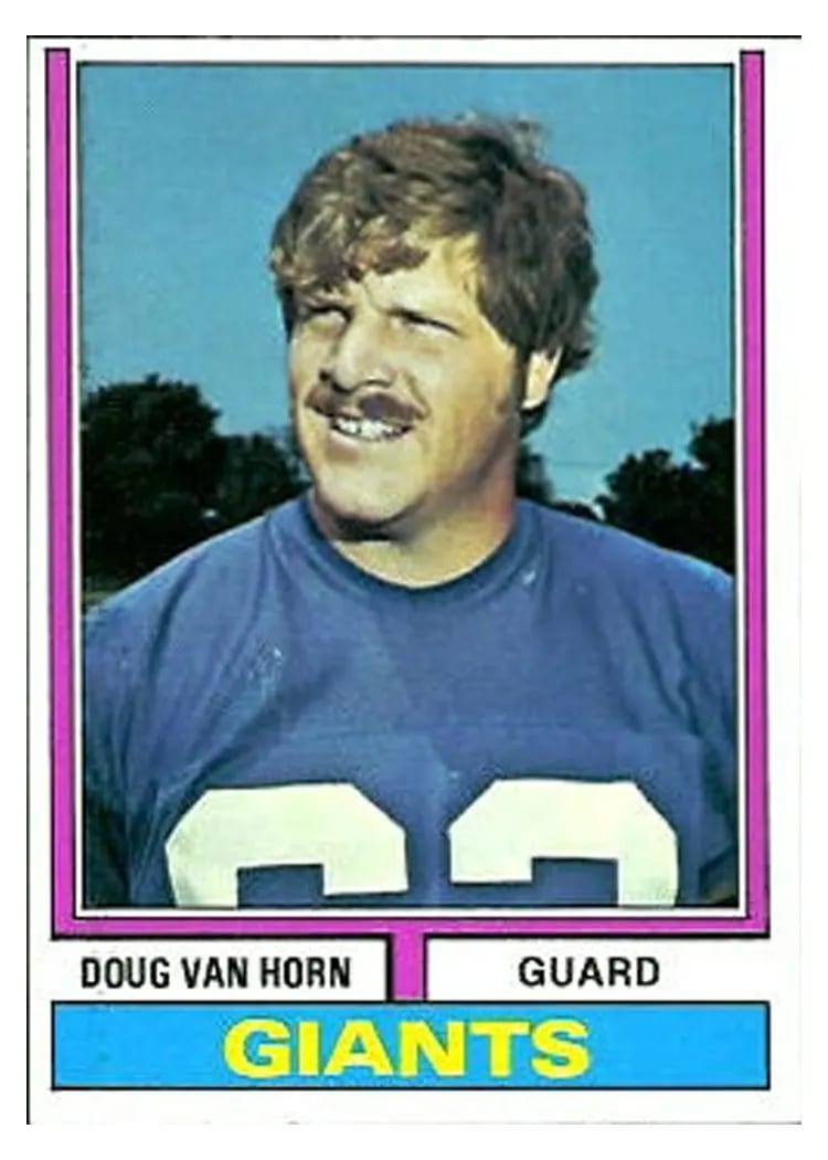 1974 Topps Doug Van Horn #507 card