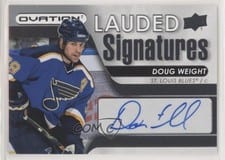 2021-22 Upper Deck Ovation Lauded Signatures Doug Weight #LS-DW card