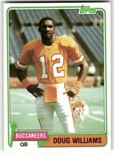 1981 Topps Doug Williams #32 card