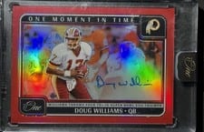 2024 Panini One One Moment in Time Autographs Doug Williams #390 card