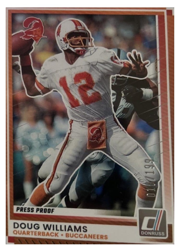 2025 Donruss Base Set Doug Williams Press Proof Silver #263 card