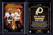 2024 Panini Phoenix Treasured Tandems Doug Williams / Gary Clark #TT-WAS card