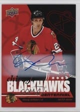 2025-26 Upper Deck Chicago Blackhawks Centennial Red Hot Autos Doug Wilson #39