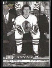 2025-26 Upper Deck UD Canvas Retired Doug Wilson #C-248 card