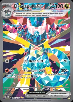 Dragapult ex Prismatic Evolutions card