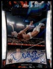 2025 Topps Exalted WWE Wrestling Elevated Ink Dragon Lee #ELI-DNL card