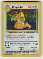 Dragonite Fossil card