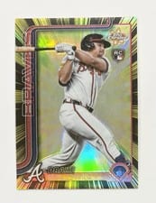 2025 Topps Chrome Update Radiating Rookies Drake Baldwin #RR-28 card