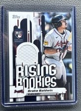 2025 Topps Update Rising Rookies Relics Drake Baldwin #RRR-DB