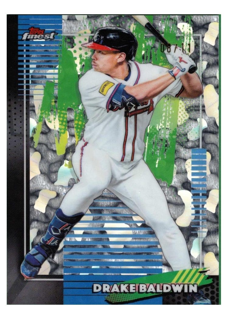 2026 Topps Finest Drake Baldwin Molten Mercury Refractor #44 card