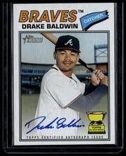 2026 Topps Heritage Real One Autographs Drake Baldwin #ROA-DBA card