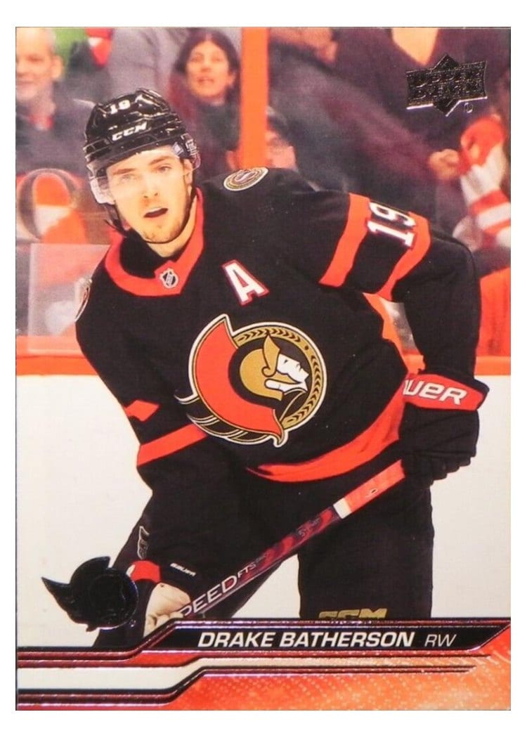2023-24 Upper Deck Base Set Drake Batherson #376 card