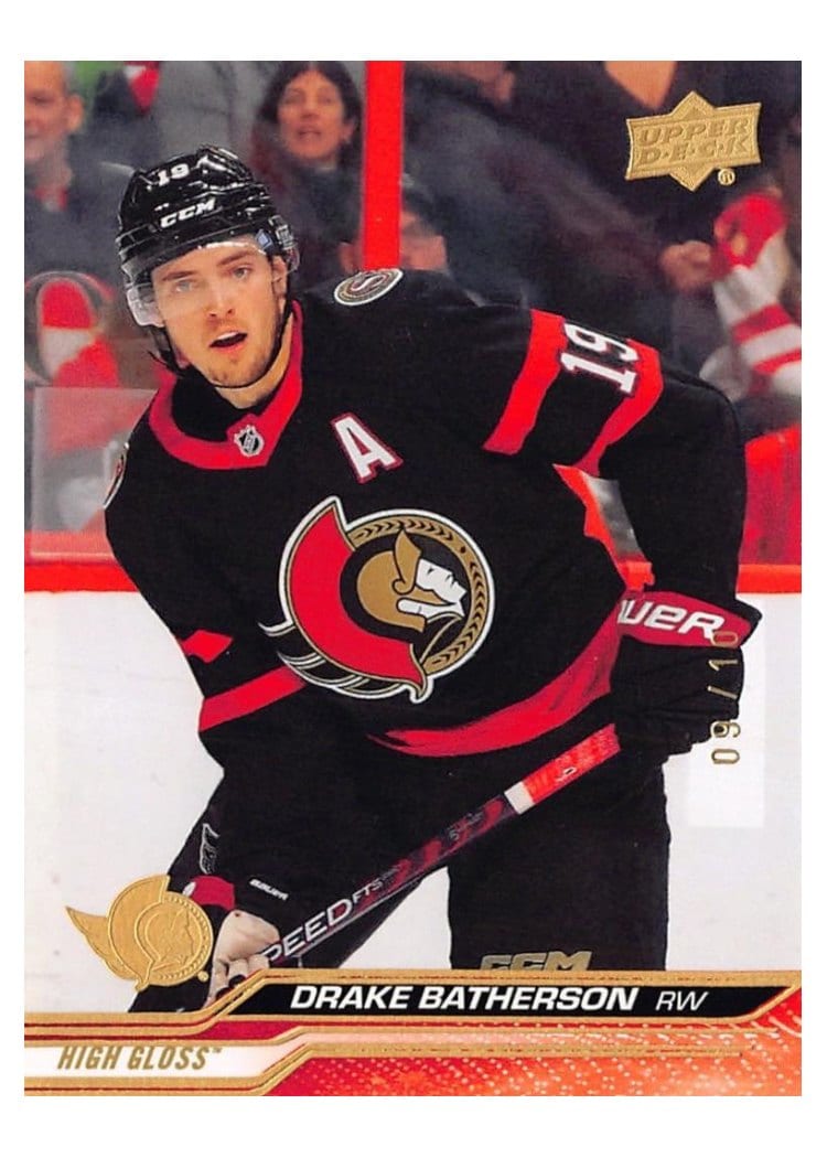 2023-24 Upper Deck Base Set Drake Batherson #376 card