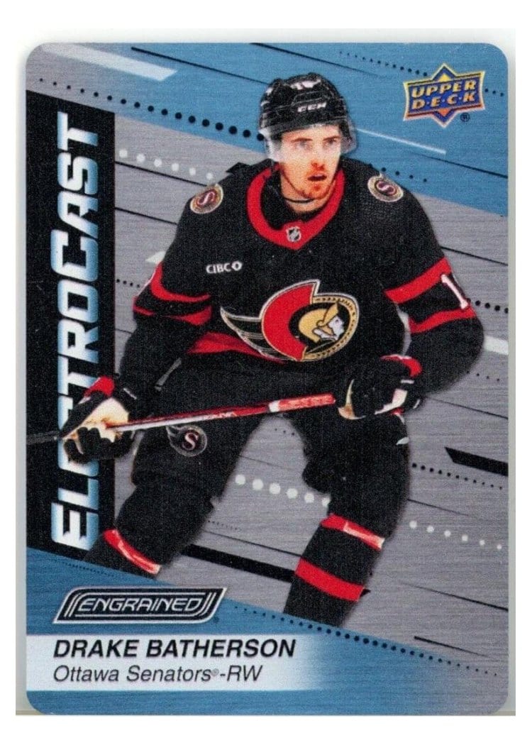 2023-24 Upper Deck Engrained ElectroCast Metal Drake Batherson #EC-17 card