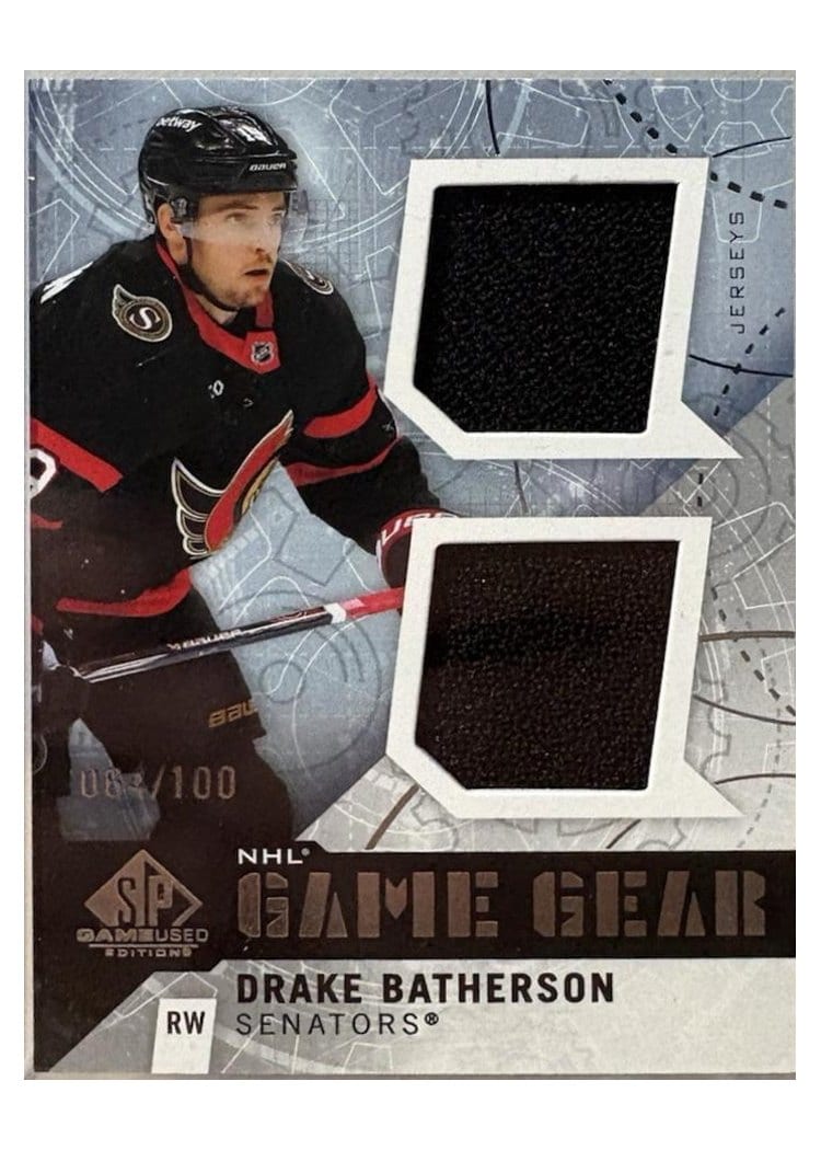 2025-26 SP Game Used Game Gear Drake Batherson #GG-DB card