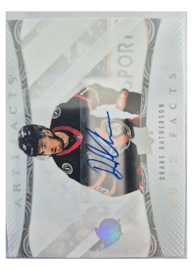 2025-26 Upper Deck Artifacts Autofacts Drake Batherson #AF-DB card