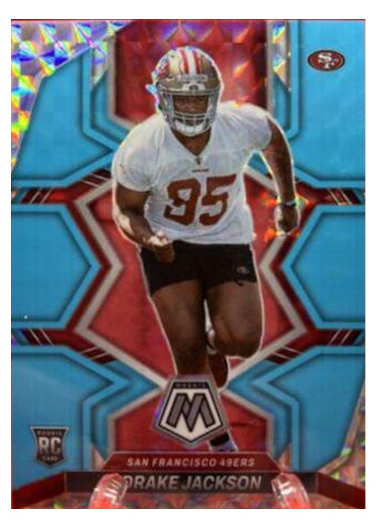2022 Panini Mosaic Base Set Drake Jackson #394 card