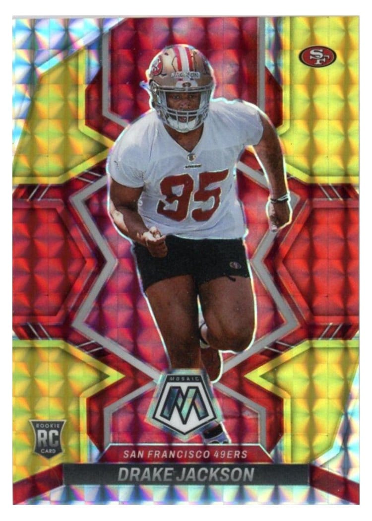 2022 Panini Mosaic Base Set Drake Jackson #394 card