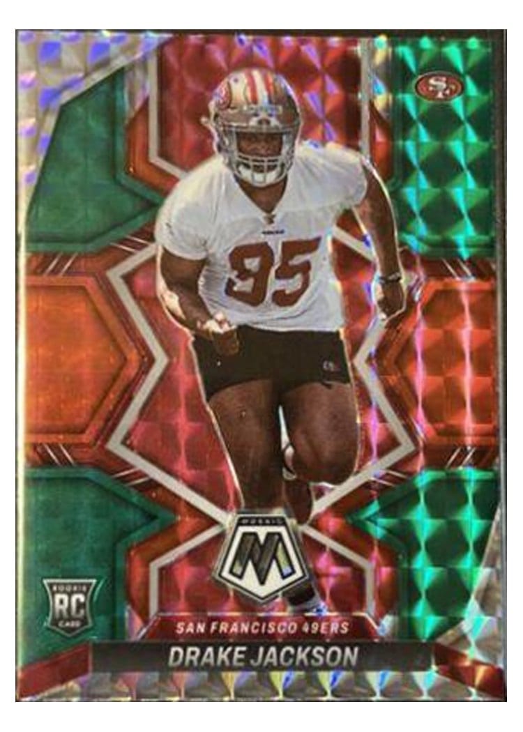 2022 Panini Mosaic Base Set Drake Jackson #394 card